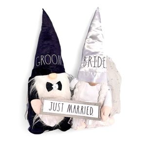 3/$30 Rae Dunn || Bride and Groom Gnome Set